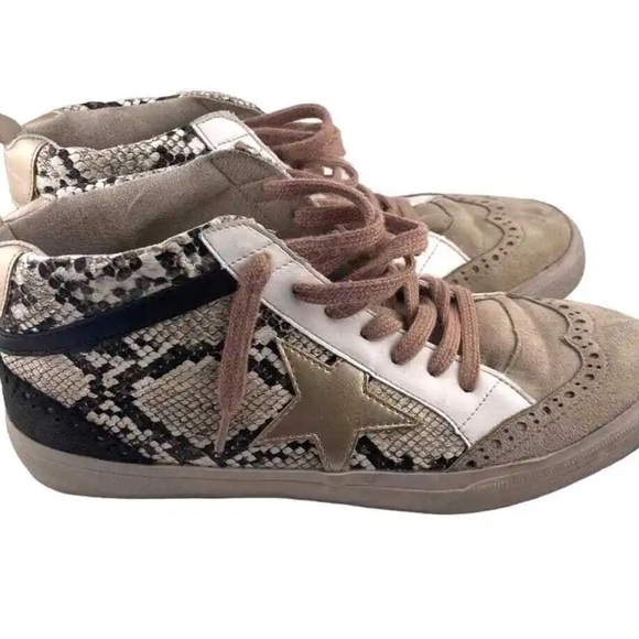 Shu Shop Paulina Snake Sneaker Shoes - Picture 2 of 6